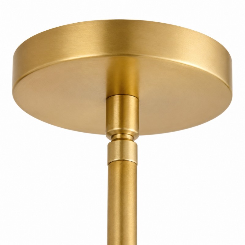 Caleb Modern Ribbed Glass Pendant Light
