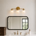 Margot Modern Ribbed Glass Multi-Light Vanity Wall Sconce
