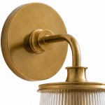 Margot Modern Ribbed Glass Multi-Light Vanity Wall Sconce