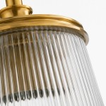 Margot Modern Ribbed Glass Multi-Light Vanity Wall Sconce