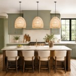 Clioan Bohemian Woven Rattan Pendant Light