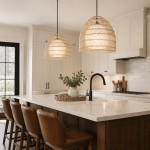Clioan Bohemian Woven Rattan Pendant Light