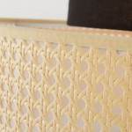 Nivara Rattan Linen Double Drum Pendant Light