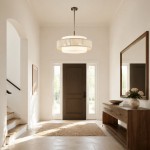 Tim Scandinavian Tiered Fabric Drum Chandelier