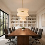 Emily Modern 4 Light Rope Shade Drum Chandelier
