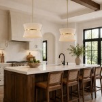 Emily Modern 4 Light Rope Shade Drum Chandelier