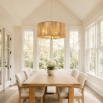 Haynes Rustic Rattan Dimmable Drum Pendant Light