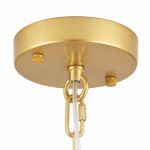 Haynes Rustic Rattan Dimmable Drum Pendant Light