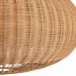 Barbara Coastal Rattan Pendant Light Kitchen Island