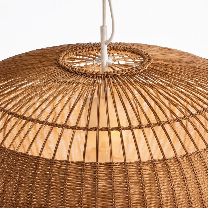 Barbara Coastal Rattan Pendant Light Kitchen Island
