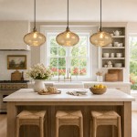 Lunaris Modern Globe Glass Pendant Light
