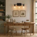 Lynor Classic Farmhouse Clear Glass Triple Sconce