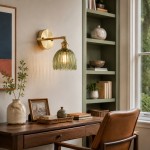 Elara Vintage Glass Tulip Sconce