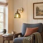 Elara Vintage Glass Tulip Sconce