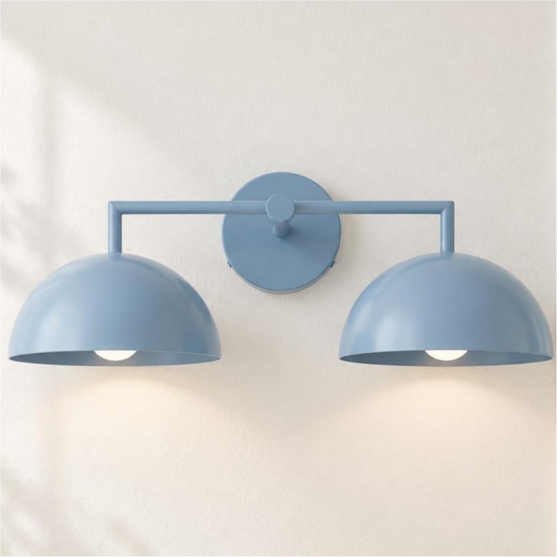 Burton Modern Nordic Morandi 2-Light Metal Wall Light