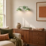 Burton Modern Nordic Morandi 2-Light Metal Wall Light