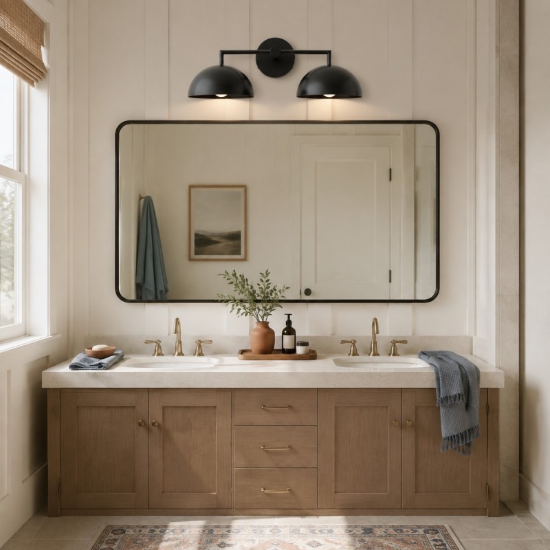 Burton Modern Nordic Morandi 2-Light Metal Wall Light