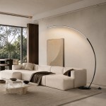 Harte Ultra Bright Dimmable Arc LED Floor Lamp