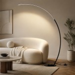 Harte Ultra Bright Dimmable Arc LED Floor Lamp