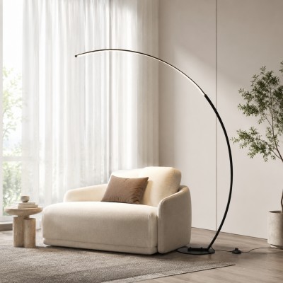 Harte Ultra Bright Dimmable Arc LED Floor Lamp