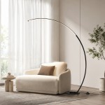Harte Ultra Bright Dimmable Arc LED Floor Lamp