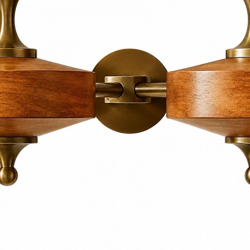 Nyxara Vintage  Fabric Tapered Shade Wall Sconce