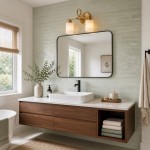 Drusilla Mid Century Modern Aged Brass Looped Arm Vanity Light