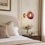 Soluna Modern Ball Glass Wall Sconce