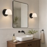Pyrvyn Mid-Century Modern Milk Glass Shade Wall Sconce