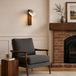Bennett Wabi-Sabi Round Travertine Wall Light