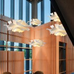 Lyronis White Flower Acrylic Pendant Light