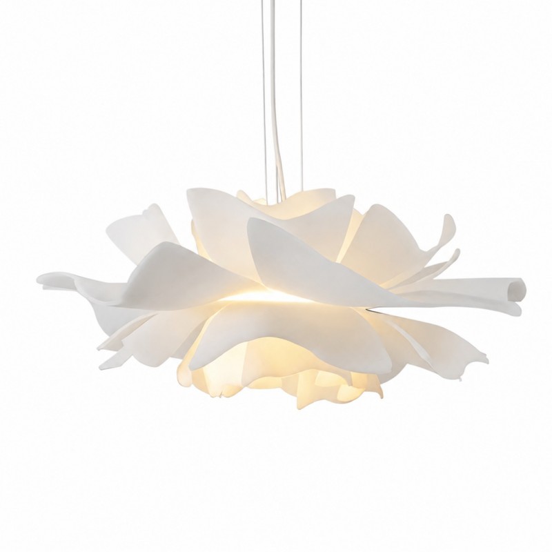 Lyronis White Flower Acrylic Pendant Light