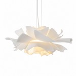 Lyronis White Flower Acrylic Pendant Light