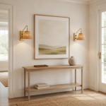 Syloria Modern Adjustable Rattan Wall Light