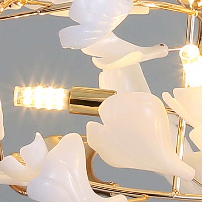 Vesper Luxurious Ginkgo Leaf Chandelier