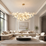 Vesper Luxurious Ginkgo Leaf Chandelier
