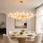 Vesper Luxurious Ginkgo Leaf Chandelier