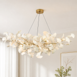Vesper Luxurious Ginkgo Leaf Chandelier