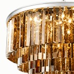Guinevere Vintage Luxury Tiered Round Crystal Chandelier