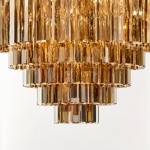 Guinevere Vintage Luxury Tiered Round Crystal Chandelier