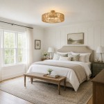 Lioran Rustic Round Rattan Ceiling Light