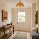 Thaloriel Farmhouse Rattan Flower Ceiling Light