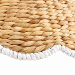 Thaloriel Farmhouse Rattan Flower Ceiling Light