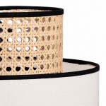 Trisha Rustic Double Cylinder Pendant Light