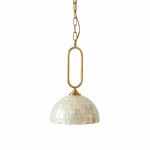 Isaac Retro Shell Dome All-Copper Pendent Light