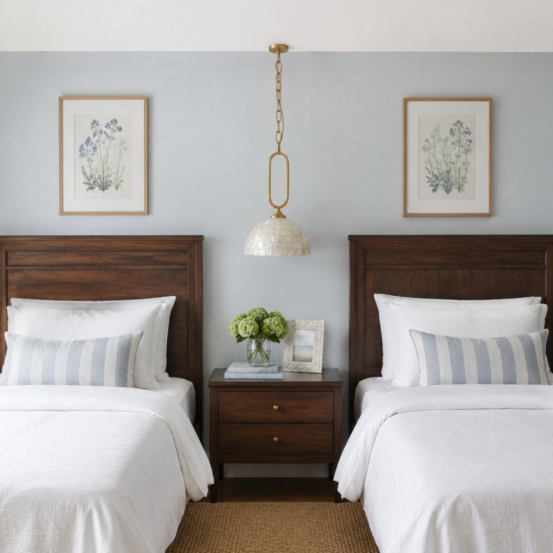 Isaac Retro Shell Dome All-Copper Pendent Light