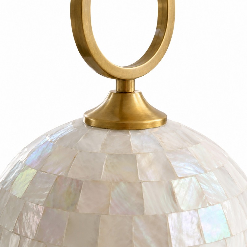 Isaac Retro Shell Dome All-Copper Pendent Light