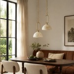 Isaac Retro Shell Dome All-Copper Pendent Light