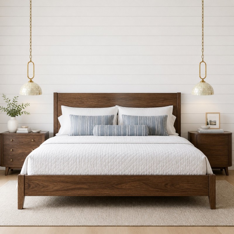 Isaac Retro Shell Dome All-Copper Pendent Light