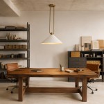 Serenoa Modern Industrial Double-Rod Metal Cone Pendant Light